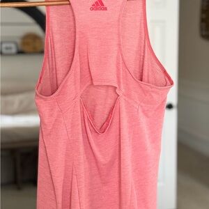 ADIDAS Coral Pink Racerback Performance Tank